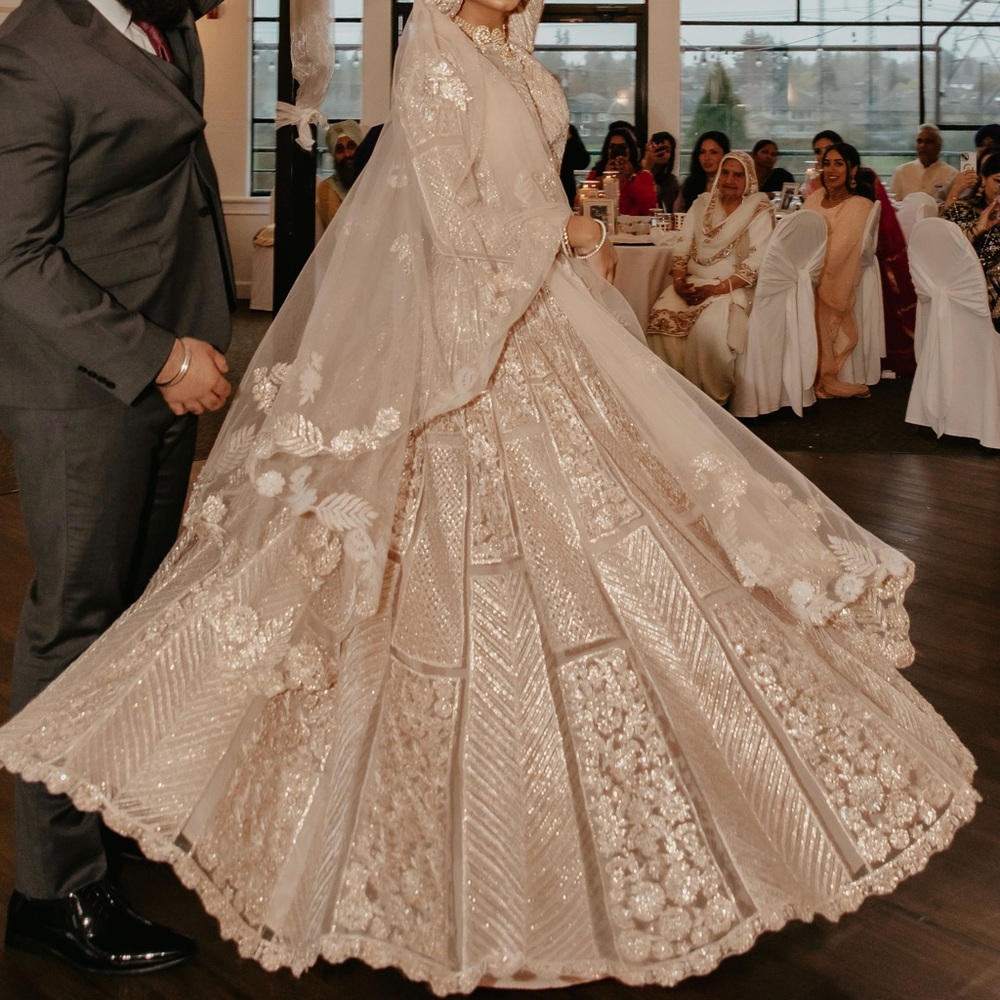 Seema Gujral Gown with dupatta